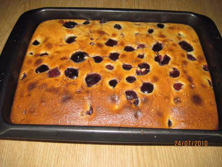 Clafoutis aux cerises noires