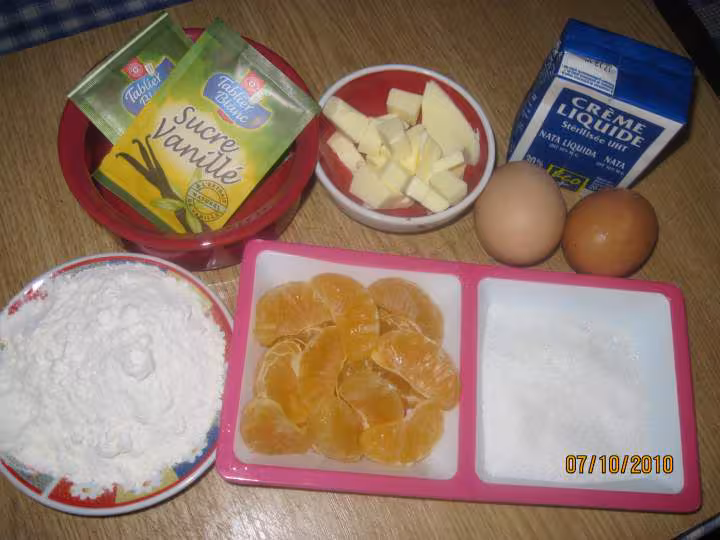 Clafoutis aux clementines