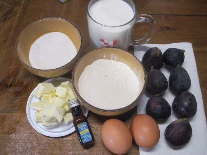 Clafoutis aux figues fraiches