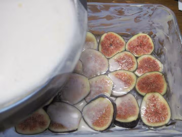 Clafoutis aux figues fraiches