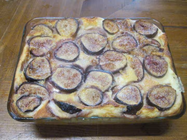 Clafoutis aux figues fraiches