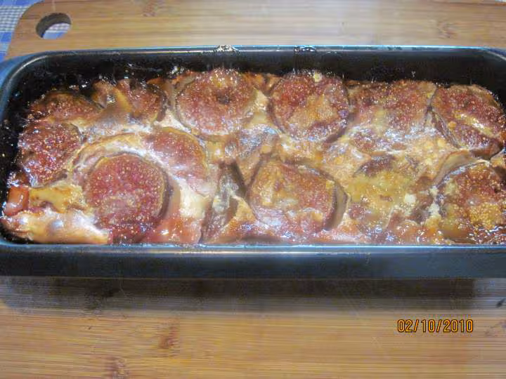Clafoutis aux figues fraiches au lait concentre