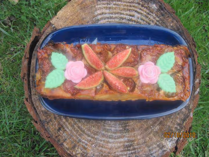 Clafoutis aux figues fraiches au lait concentre