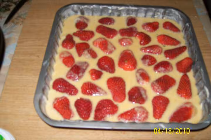 Clafoutis aux fraises