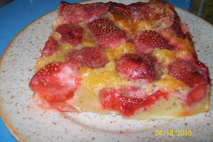 Clafoutis aux fraises