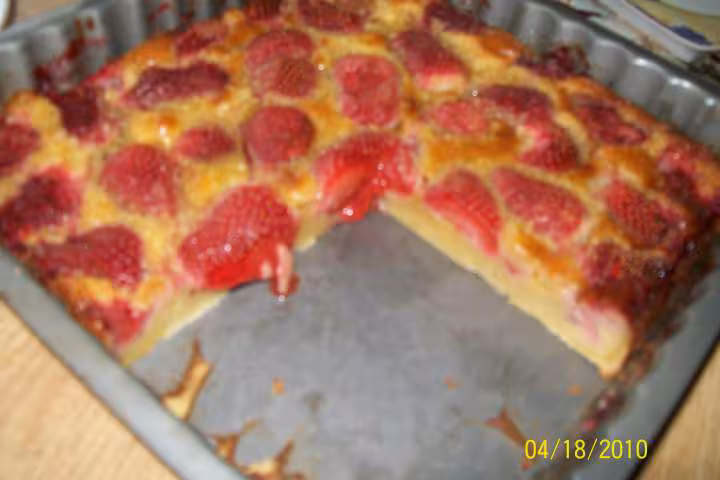 Clafoutis aux fraises