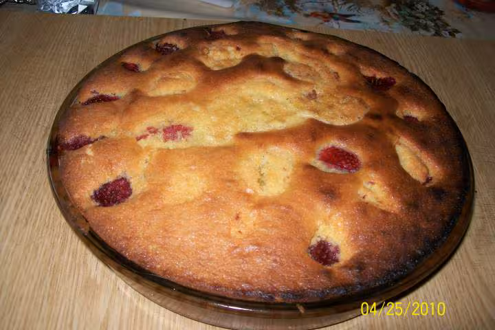 Clafoutis aux fraises s lait