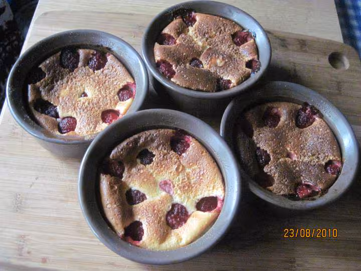 Clafoutis aux framboises