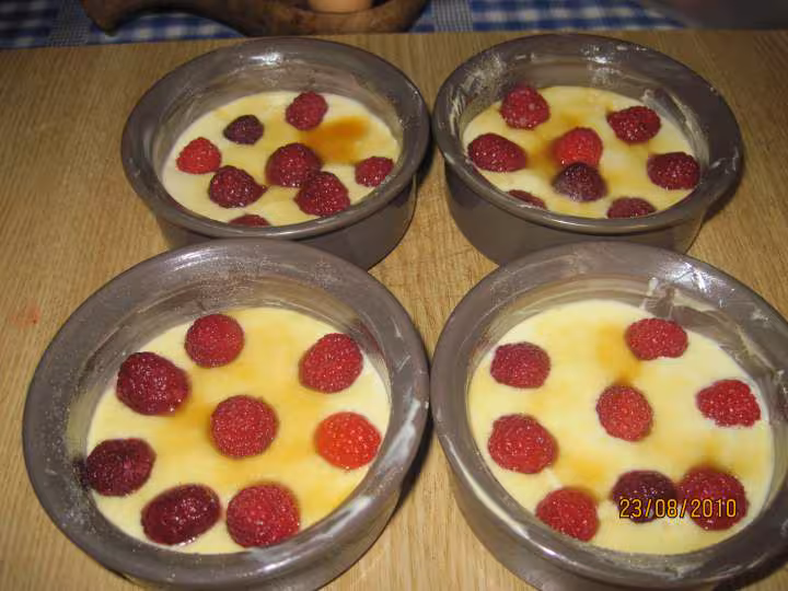 Clafoutis aux framboises