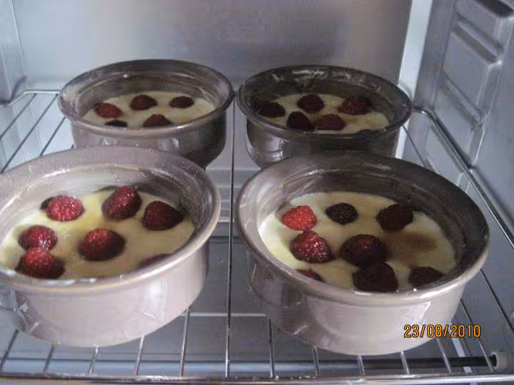 Clafoutis aux framboises