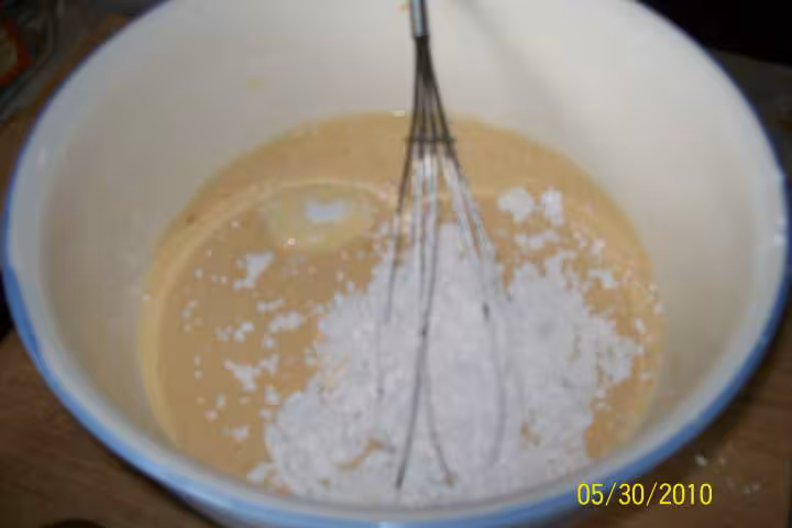 Clafoutis aux kiwis jaunes