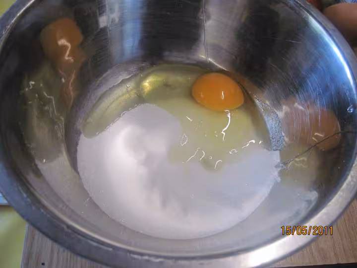 Clafoutis aux peches jaunes
