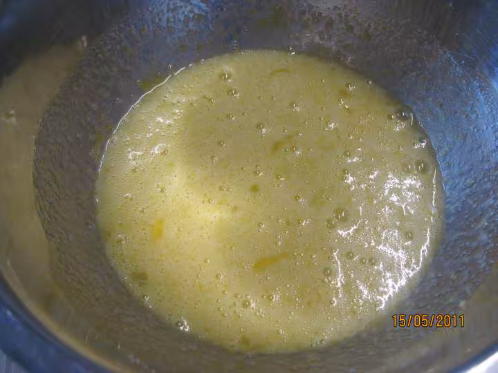 Clafoutis aux peches jaunes