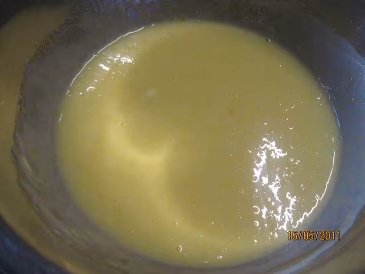 Clafoutis aux peches jaunes