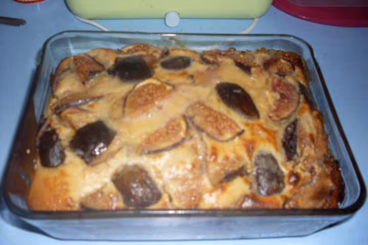 Clafoutis aux petites figues fraiche
