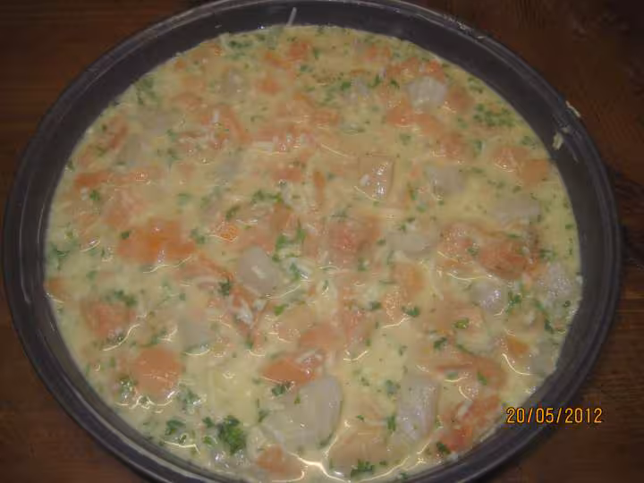 Clafoutis aux poissons