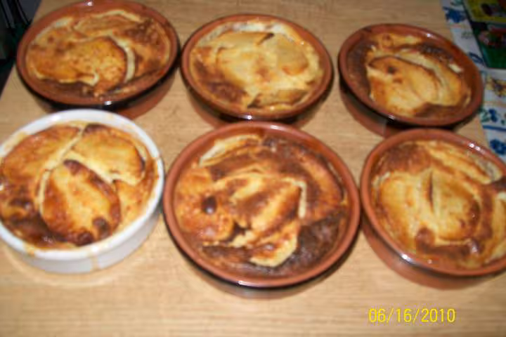 Clafoutis aux pommes individuels