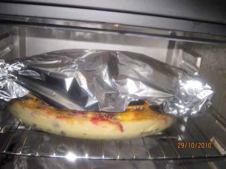 Clafoutis aux prunes rouges