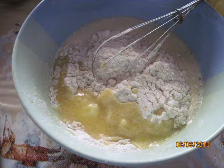 Clafoutis aux reine claude au fromage de brousse
