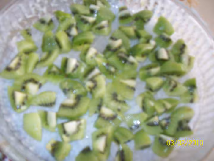 Clafoutis de kiwis