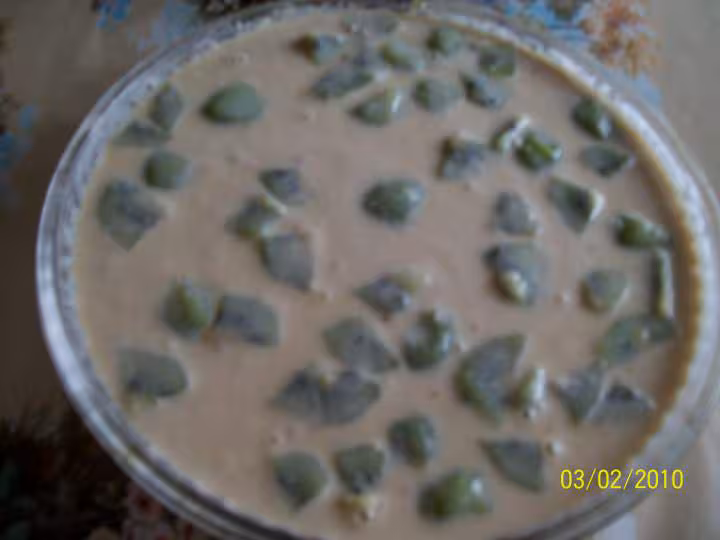 Clafoutis de kiwis