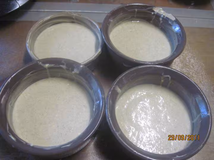 Clafoutis individuels sucres aux poires