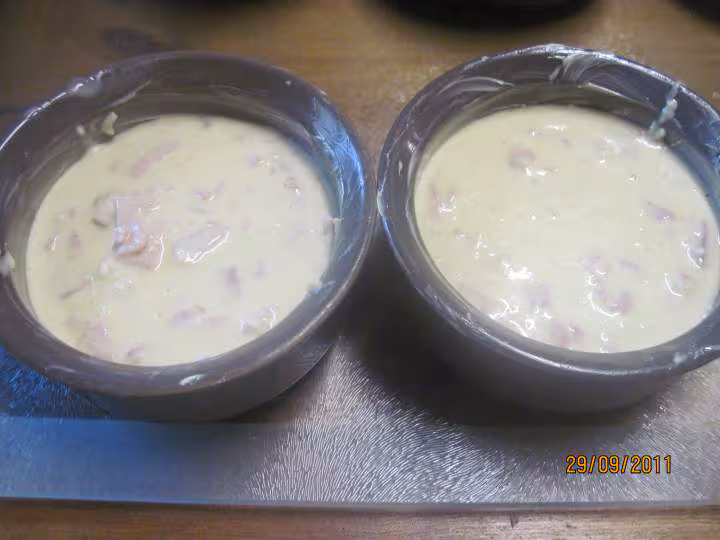 Clafoutis sale aux jambon blanc