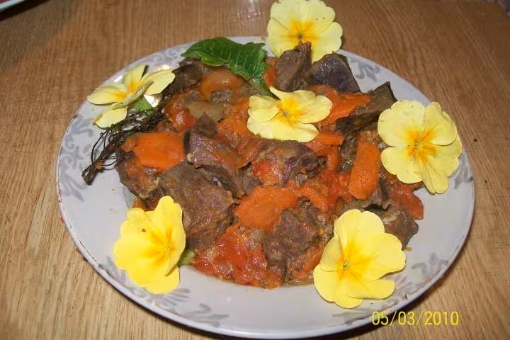 Coeur de boeuf aux carottes