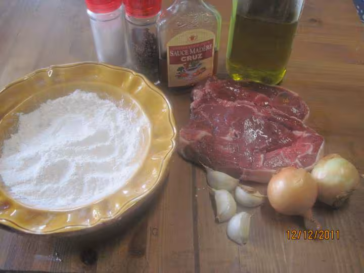 Collier d agneau au pleurote sauce madere