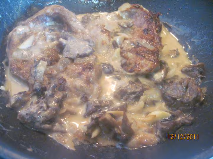 Collier d agneau au pleurote sauce madere