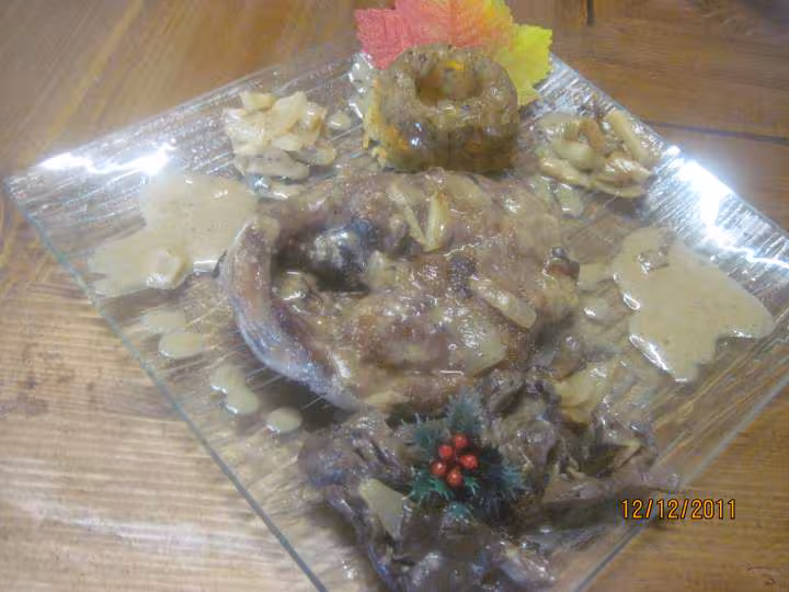 Collier d agneau au pleurote sauce madere