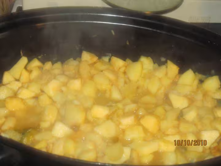 Compote de coings et pommes