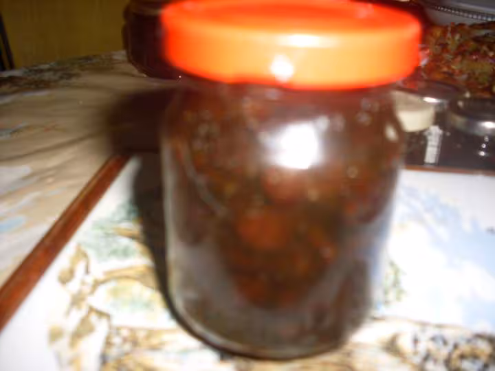 Confiture aux raisins secs