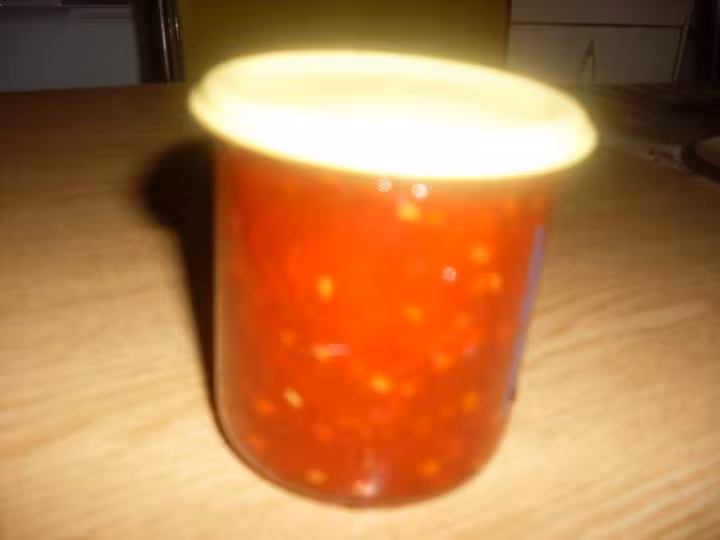 Confiture aux tomates rouges