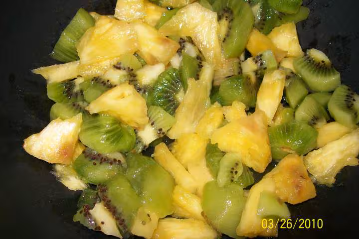 Confiture d ananas et kiwis
