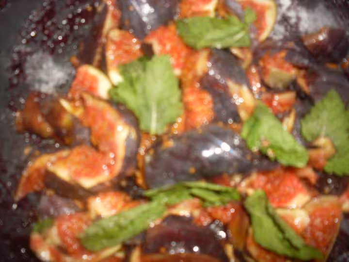 Confiture de figues a la menthe