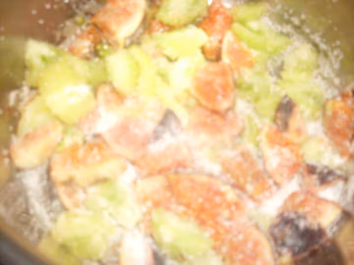 Confiture de figues tomates poireau