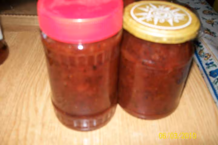 Confiture de fraises et kiwis