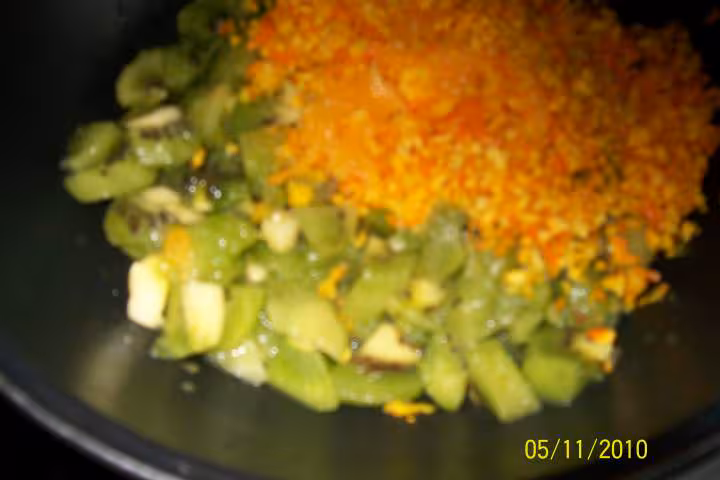 Confiture de kiwis aux agrumes d oranges