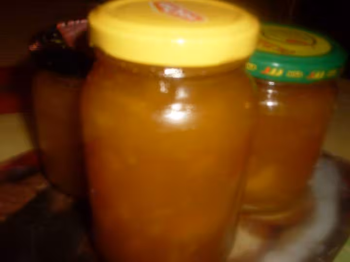 Confiture de mangues aux miel