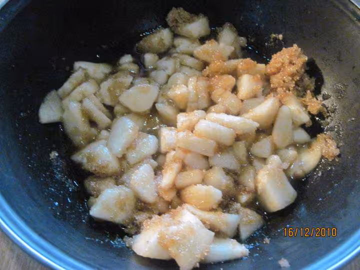 Confiture de poires au sucre roux