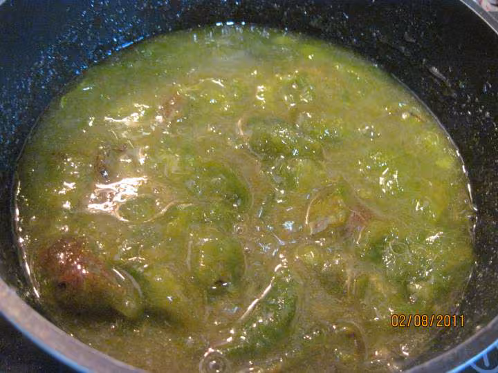 Confiture de prunes reine claude