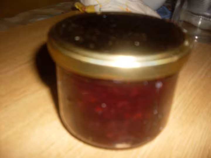 Confiture de raisins muscat