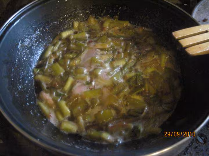 Confiture de rhubarbe et d angelique