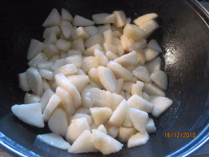 Confituren de poires au sucre roux