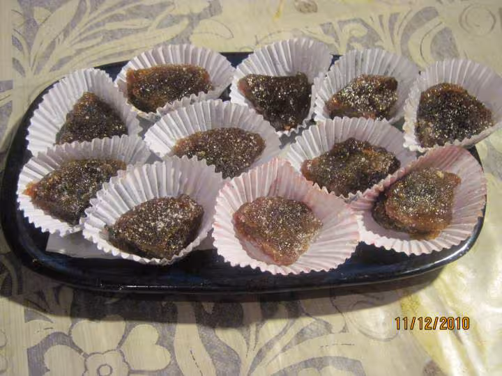 Confitures trops confites pate de fruits