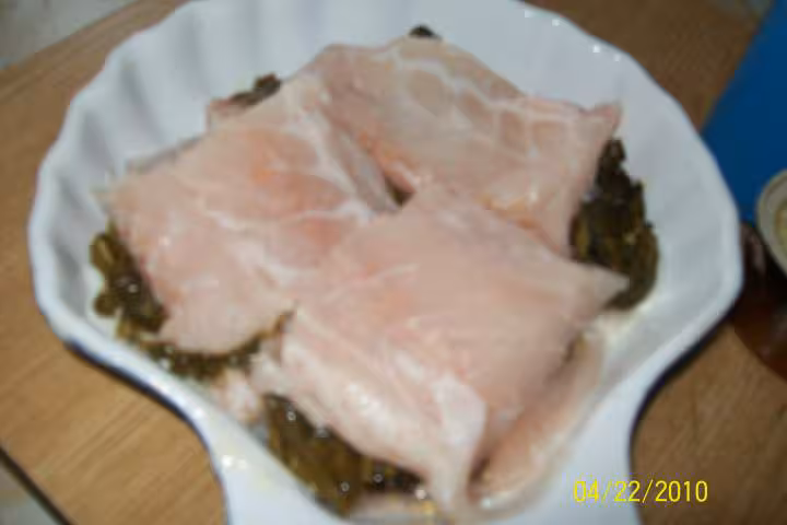 Coquille de poisson a l oseille gratine