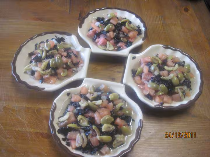 Coquilles de veau au trompette de mort