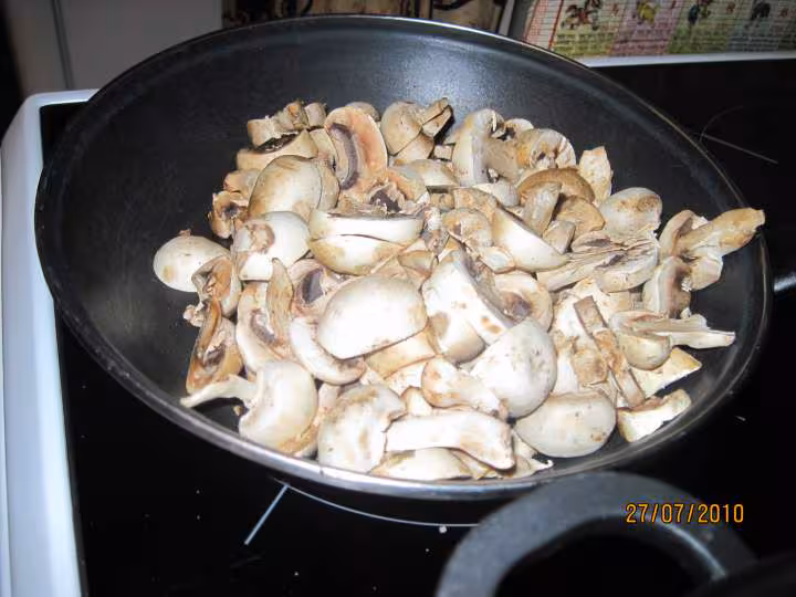Coquillette aux champignons