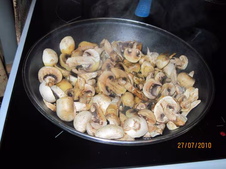 Coquillette aux champignons